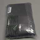 NICETOWN Grey Kitchen Blackout Short Curtain Panels for Bedroom, 45 Inch Long Thermal Insulated Grommet Top Blackout Draperies and Drapes (2 Panels, W42 x L45 -Inch, Grey)