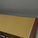 Electric guitar hardshell case leather case bag with internal guitar bag soft layer with locking latch waterproof (Yellow)