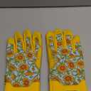 Thorn Proof&Puncture Resistant Gardening Gloves with Grip,Garden Glove for Women, Leather Yard Work Gifts, Small