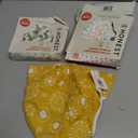 Honest Hybrid Cloth Diaper Covers with Pocket-Sling, Large (22-40 lbs), Stops Nighttime Leaks, Use with Boosties Disposable Diaper Pad or Reusable Insert, 3 Pack of Cotton Muslin Covers