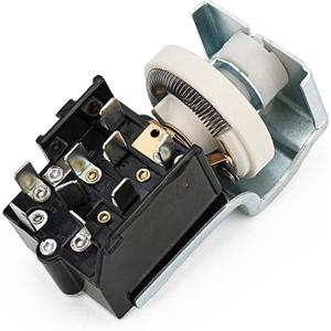DS357T Dashboard Headlamp Control Switch 9Pin Headlight Switch Compatible with Jeep Cherokee Wrangler/Chrysler/Dodge/Plymouth