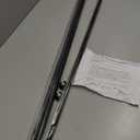 1 Pack Spring Tension Curtain Rods  84-120, Small Tension Rod Adjustable, Window Tension Rods No Drill(Black)