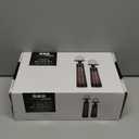 Creative Scents Dublin Brown Pillar Candle Holder Set of 2 - Home Decor Aesthetic, Coffee Table Decor Mantel Centerpieces Table Decorations, Living Room Decor or Dining Tabletop Decor -Gift Packaged-