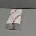 Kochorie 100 Pieces Baseball Napkins Disposable Baseball Party Napkins 7.8 x 4.3 Inches Baseball Paper Cocktail Napkins Baseball Birthday Supplies Decorations for Baseball Party Game Day Birthday