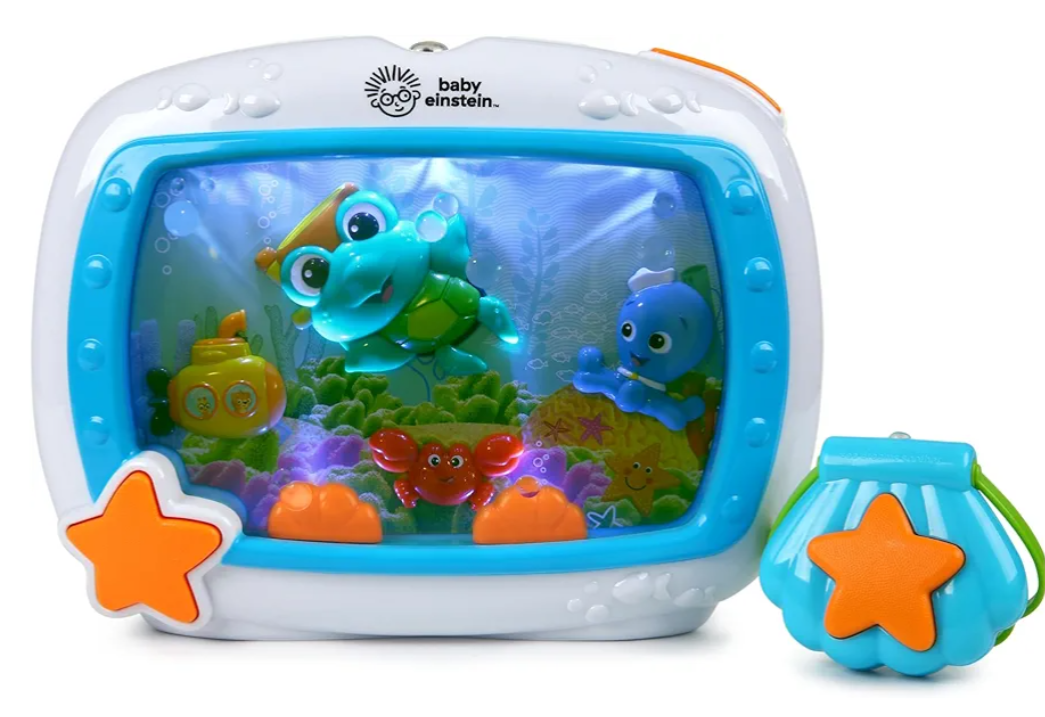 Baby Einstein Sea Dreams Soother Musical Crib Toy and Sound Machine, Newborn and up