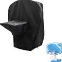 Pool Basketball Hoop Cover,Heavy Duty Waterproof Dustproof Full Cover for Water Basketball Stand 37.5"W x 24"D x43"H,Pool Basketball Hoop Cover for Multiple Brands (Black)