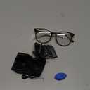 Gaoye Blue Light Blocking Glasses, Retro Round Eyewear Frame Anti Eyestrain Computer Glasses for Women Men (Tea Leopard/Transparent Lens)