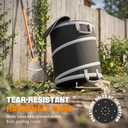23 Gallon Collapsible Trash Can with Hard Bottom