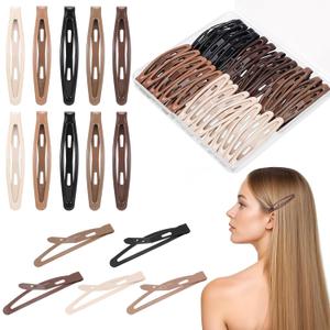 obeoby 40 Pcs 5 Colors Metal Snap Hair Clips, 2.36 Inch Hair Barrettes Accessories for Women Girls, Cute Holiday Birthday Mothers Day Gifts