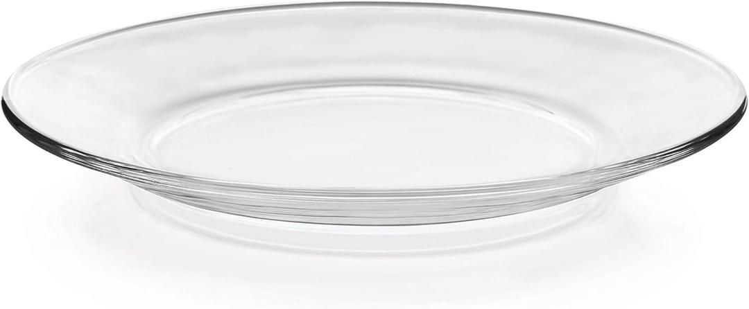 ELEMENT Set of 4 Glass Dinner Plates