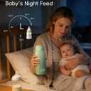 Portable Bottle Warmer for Travel, Baby Milk Warmer with Fast Heating & Long Battery Life, 17 Ounces Large Capacity Bottle Warmer with Long-Lasting Keep Warm Function, Green