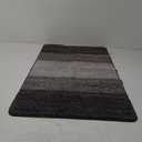 Kitinjoy Indoor Outdoor Door Mat, 32x20 Non-Slip Absorbent Dirt Trapper, Low-Profile Washable Inside Entrance Front Floor Mat, Sturdy Soft Entry Doormats for Entryway, Grey