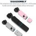 BRDRC Pocket 3 Silicone Cover, For Xtra Muse Protective Case Lens Protector Scratch-Resistant Sleeve Skin Compatible with DJI OSMO Pocket 3 Creator Combo/Xtra Muse Accessories (Black)