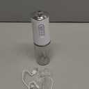 Electric Water Flosser Cordless for Teeth 3 Modes 4 Jet Tips Cleaning and Flossing Water Dental Portable Floss Irrigator Oral Water Flossed Rechargeable Tonsil Stone Travel Adults Birthday Gift (White)