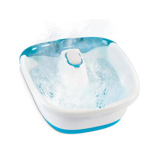 Homedics Bubble Mate Foot Spa, Toe Touch Controlled Foot Bath
with Invigorating Bubbles and Splash Proof, Raised Massage Nodes and Removable Pumice Stone