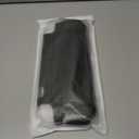 Switch 2 Grip Case for Nintendo Switch 2, Soft TPU Grip Shell with Ergonomic Design, Shockproof Anti-Scratch Cover Compatible with Switch 2 Console Accessories, Precise Cutouts Case, Black (One-Piece Black)