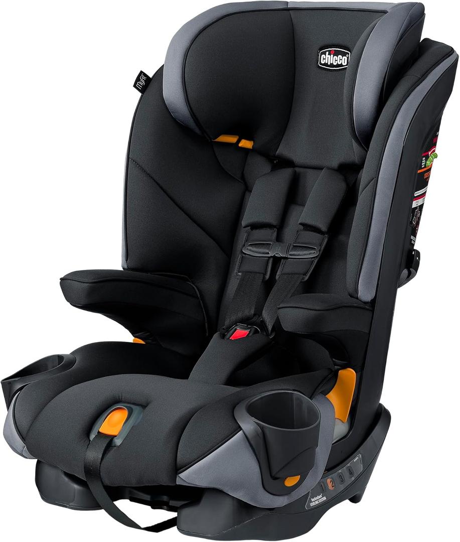 Chicco MyFit Harness + Booster Car Seat, 5-Point Harness and High Back Seat (Iron)