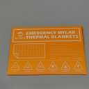 Emergency Mylar Thermal Blankets -Space Blanket Survival kit Camping Blanket (4-Pack). Perfect for Outdoors, Hiking, Survival, Bug Out Bag Marathons or First Aid 1