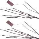 BUGUUYO 2pcs Lighted Branches Led Faux Twigs for Vase Decor Energy Saving High Brightness Luminous Branches for Weddings Christmas Parties and Home Decoration