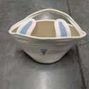 Poschnor Large Easter Basket with Gift Bags and Ribbons, Easter Bunny Basket for Kids, Woven Cotton Rope Basket for gifting, White