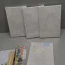 4 Pack Framed Paint by Numbers Kit for Adults Beginner with Wooden Easel, National Park Paint by Number Kits with Frame, DIY Acrylic Landscape Painting by Numbers for Home Wall Decor Gift 8x12 inch (YOP301)