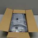 Calmootey Double Rod Clothing Garment Rack, Rolling Hanging Clothes Rack, Portable Clothes Organizer for Bedroom, Living Room, Clothing Store, Black