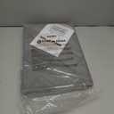 COSY HOMEER Stair Landing Rugs Non-Slip Corner Indoor Edging Stair Treads for Wooden Steps,Washable Soft Stair Landing Mat for Kids,Elder and Dogs,Polyester,TPE Backing,Medium Grey,30x30inch