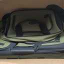U.S. Traveler Rio Lightweight Softside Rolling Carry-on Suitcase, 2-Wheel Set, Green, 21"/14"