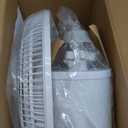 BEYOND BREEZE Oscillating Table Fan Quiet 3-Speed 12-Inch Adjustable Tilt Fan with Safety Grill, Ideal for Home, Office, Dorm