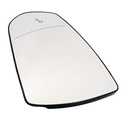 Left Driver Side Mirror Glass Heated With Blind Spot Without Auto Dimming Compatible with for 2010 2011 2012 2013 2014 2015 2016 CADILLAC SRX (Driver Blind Spot No-Anti-glare)