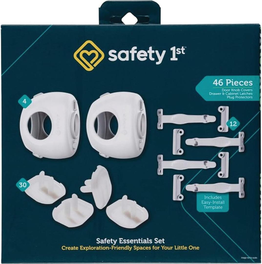 Safety 1st White Plastic Childproofing Kit 46 pc.