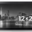 Annecy 12x24 Picture Frame Black（1 Pack）, Panoramic Picture Frame for Wall Decoration, Classic Black Minimalist Style Suitable for Decorating Houses, Offices, Hotels