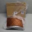 Lanpn Metal Christmas Tree Collar 24 inch, Christmas Tree Ring Collar for Small Mini Pencil Xmas Stand Cover Real Artificial Trees Indoor Outdoor Decoration (Bronze, Diamond)