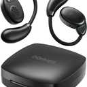 Donner Open-Ear Headphones, Wireless Earbuds, Bluetooth 5.3, Ultra-Comfort, Ergonomic Ear Hooks, Clear Calls, 15mm Drivers, IPX4, 40H Playtime, Dobuds Open, Black
