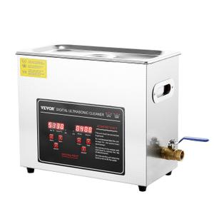 VEVOR 6L Ultrasonic Cleaner with Digital Timer & Heater, Professional Industrial Cleaner for Glasses Watch Rings Small Parts Circuit Board