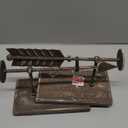 Vintage-Inspired Cast Iron Arrow Bookend Set