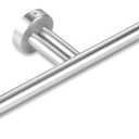 Double Roll Toilet Paper Holder Wall Mounted for Bathroom, Brushed Nickel SUS304 Stainless Steel 2 in 1 Dual Tissue Holder for Holding 2 Toilet Rolls