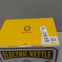 Hazel Quinn X Eduardo Recife Electric Kettle - 1200W Fast Water Boiling, 1.7L/57oz, All 304 Stainless Steel Interior, BPA-Free, Auto Shut-Off, Cordless Retro Teapot with Thermometer - Floral Patterned (Floral Painted Design)