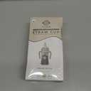 GROSMIMI Spill Proof no Spill Magic Sippy Cup with Straw with Handle for Baby and Toddlers, Customizable, PPSU, BPA Free 10 oz (White)