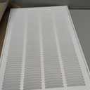 Fits 16x25 Duct Opening | Steel Return Air Filter Grille by Handua [Removable Door] for 1-inch Filters | Vent Cover Grill | White | HVAC Cold Air Intake Grille | Out Dim: 18 5/8"W X 27 5/8"H
