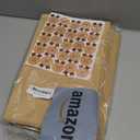 AOZITA 100 Pack Paper Bread Bags for Homemade, Bread Bags with Window for Sourdough Bread Storage, 13.7x8.3x3.5 Inch, Includes Seal Stickers