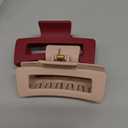 4 PCS Cloud Claw Clips for Women, Unsnappable Flexible Soft Clips, Strong Hold Hair Claws  Nonslip & Durable Rectangle, Cozy Hair Clip for Thick Curly Hair, AllDay Comfort, Valentine's Day Gift