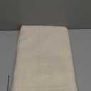 MIULEE Short Linen Curtains 45 Inch Length 2 Panels for Kitchen Bedroom Bathroom, Soft Thick Linen Textured Back Tab Window Drapes Semi Sheer Light Filtering Rod Pocket Modern Farmhouse Decor, 52"W x 45"L (Pack of 2), Linen