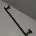 JQK Black Towel Bar, 20.5 Inch 304 Stainless Steel Thicken 0.8mm Towel Rack Bathroom, Towel Holder Matte Black Wall Mount, Useable Length 18 Inch, TB110L18-PB
