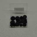 15 Pcs 20 mm/3/4 in Silicone Rubber Plug for 19-20mm Round Holes, Waterproof T Type Rubber Stoppers, Soft Flexible Snap-On Bottle Seal Button Plugs Tube Pipe End Covers Caps Inserts, Black