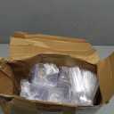 Sieral 100 Pack 5 oz Plastic Dessert Cups with Lids Spoons Stickers, Mini Clear Yogurt Parfait Cups Clear Appetizer Container for Fruit Pudding Ice Cream Shooter Party Wedding Summer(Square)