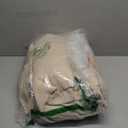 1 Pair Double Layer Striped Curtains for Girls Room Living Room Embroidered Curtains with Valance for Bedroom (Beige,54x96 Inch)