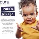 Pura Size 5 Eco-Friendly Diapers (24-35 lbs) Totally Chlorine Free (TCF), Hypoallergenic, Soft Organic Cotton, Sustainable, up to 12 Hours Leak Protection, Allergy UK, 6 Packs of 20 (120 Diapers)