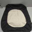 nanbowang Waterproof Dog Bed Covers Replacement Washable Pet Hair Easy to Remove, Dog Pillow Cover Quilted, Pet Bed Cover Lovely Puppy Bed Cover for Dog/Cat 20x30 Black