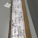 H Track Lighting Rails Kit - iCreating 40ft White Track Lighting Tracks 3 Wire with Floating Canopy Connector, L Connector, I and T Connectors for Single Circuit H Type LED Tracks Light Heads Fixtures